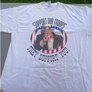 Support our troops they support you T-Shirt XL